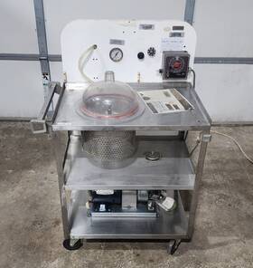 0765-v8 Gast Nalgene Pump And Vacuum Desiccator Stainless Cart Timer 0765-v8 Gast Nalgene Pump And Vacuum Desiccator Stainless Cart Timer