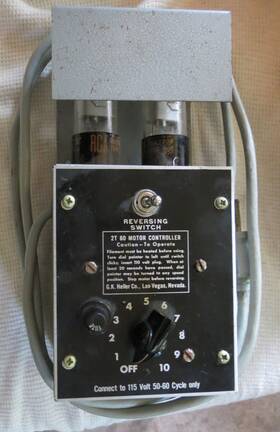 2t-60 Gk Heller Vintage G.k. Motor Controller With Reverse Switch