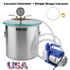 Gn35stzm986500001 Unbranded Gallon Stainless Steel Vacuum Degassing Chamber Ship 791658577661