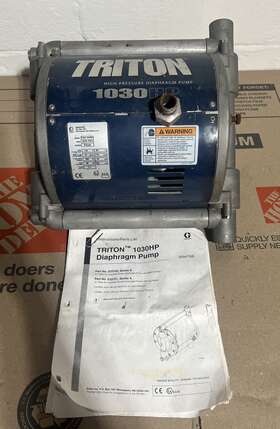 233-751 Graco 233751 Double Diaphragm Pump From - Triton 1030hp 233-751 Graco 233751 Double Diaphragm Pump From - Triton 1030hp