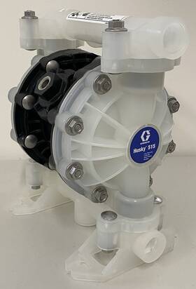 D5b911 Graco Husky 515 1/2 Inch Air Diaphragm Pump Polypropylene Ptfe - At15/va15