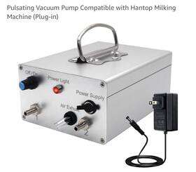 Hantop 732489114380 Pulsating Vacuum Pump Compatible With Milking Machine Plug-in
