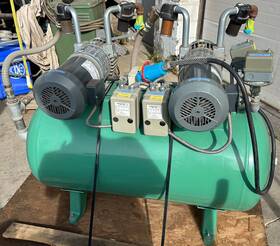 Vpc300-3 Hoffman Manufacturing Inc Twin 1.5hp Vacuum Pump With 60 Gallon Tank 6358