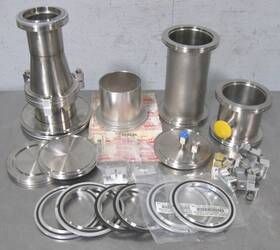 C199917 Hps 99-1645 Lot Nw100 Iso Vacuum Flanges Blanks Half Full Nipple Seals Reducers C199917 Hps 99-1645 Lot Nw100 Iso Vacuum Flanges Blanks Half Full Nipple Seals Reducers