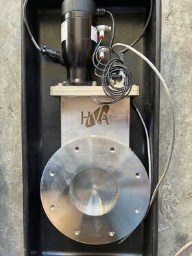 11214-0401r Hva High Vacuum Apparatus Gate Valve Used