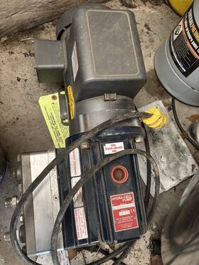 M03xkstsnemk Hydracell Wanner Engineering Hydra-cell Diaphragm Pump With Baldor Motor Model M03kstsnemk