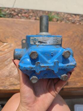 5324c-h Hypro Water Pump Solid Shaft Twin Piston