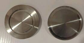 P101681 Ideal Vacuum Iso-k Dn 63 Blank Flange Claw Clamp Type Stainless Steel