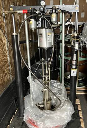 65029 Ingersoll Rand Aro Pneumatic Air Piston / Transfer Pump Complete System 65029 Ingersoll Rand Aro Pneumatic Air Piston / Transfer Pump Complete System