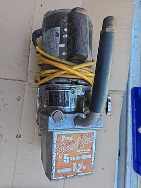 Dv-142 Jb Industries Deep Vacuum Pump 5cfm 2stage 1/2hp