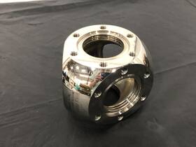 Mcf275-sphtri-c5 Kimball Physics 2.75 Inch Cf 5-sided Spherical Chamber Flange