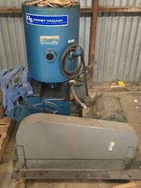 Kdh-130b Kinney Kdh-130 High Vacuum Pump - Pulled Operational Kdh-130b Kinney Kdh-130 High Vacuum Pump - Pulled Operational
