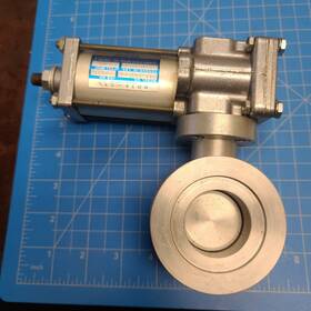 Adl1.5x100-1-0 Kurt J Lesker Rota-val Qb020psqf50 Butterfly Valve And Rota-cyl A7b4