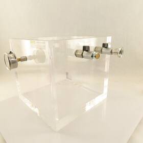 Lvc121212-1122-cc Laco Tech 12 Inch X12 Acrylic Top Load Vacuum Chamber No Lid