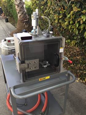Lvs-1p1631 Laco Technologies Cube Vacuum Chamber With Vac Pump Digital Gauge Pneumatic Mixer Lvs-1p1631 Laco Technologies Cube Vacuum Chamber With Vac Pump Digital Gauge Pneumatic Mixer