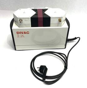 13512 Leybold Divac 2.2l Dual-stage Diaphragm Vacuum Pump