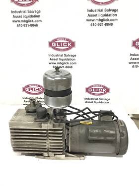 92500499 Leybold 92500499/d16a Trivac Vane Vacuum Pump With Baldor Vl3510 Motor