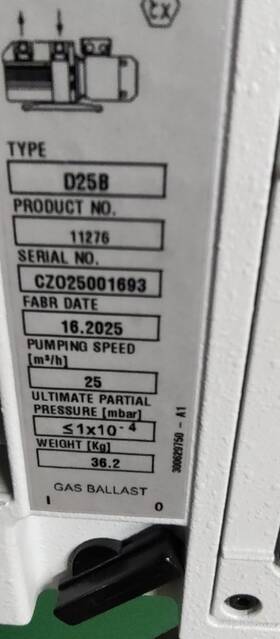 11276 Leybold Trivac D25b Vacuum Pump