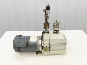 91256-2 Leybold Trivac D8b 2-stage Rotary Vane Vacuum Pump 6cfm 40gpm 1hp 230/460v 3ph