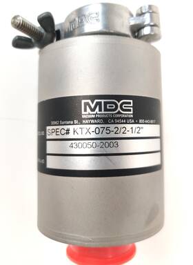 Mdc 430050-2003 Vacuum Trap Coaxial Foreline For Perkinelmer Nexion Icp Ms