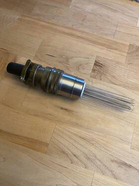 9131003 Mdc Multipin Vacuum Feedthrough 20 - 1.4mm Pins Weldable