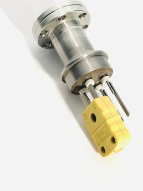 9312009 Mdc/isi Conflat Ultra High Vacuum Thermocouple Feedthrough K-type 1.33 Inch Cf 2