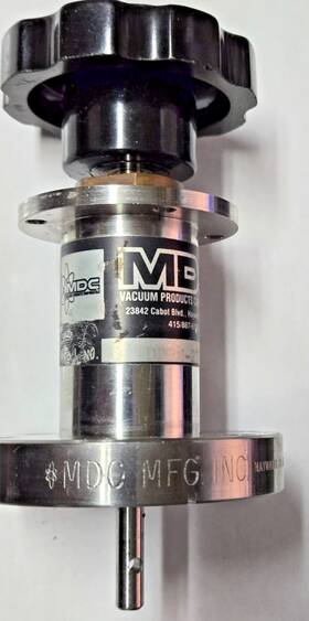 652101 Mdc Precision Differentially Pumped Feedthrough Nw40 2.75 Flange Hv Ddrm 275 Sku
