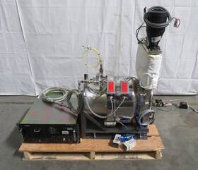 Ft-3300w-w111 Mitsubishi High Vacuum Apparatus C176194 Turbo Molecular Pump With Controller Gate Valve