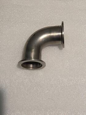 100764610 Mks Hks/hps 90 Degree Elbow Fitting Nw100 Size Iso-mf Flange Smooth Radius 100764610 Mks Hks/hps 90 Degree Elbow Fitting Nw100 Size Iso-mf Flange Smooth Radius