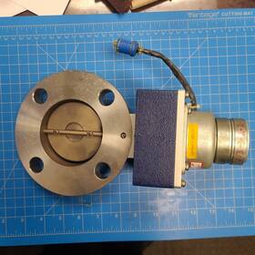 19720-6-7a Mks 253-3-2-2 Control Butterfly Valve 76mm Gatriebe T150 1 B1bd 19720-6-7a Mks 253-3-2-2 Control Butterfly Valve 76mm Gatriebe T150 1 B1bd