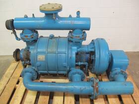 At-1006 Nash Elmo Size Two Stage Liquid Ring Vacuum Pump Year 2005 At1006 Vac
