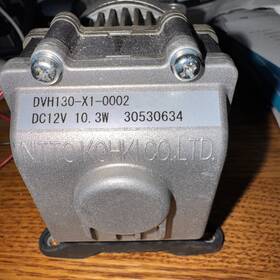 Dvh130-x1-0002 Nitto Kohki Dc 12v Linear-motor-driven Free Piston Vacuum Pump