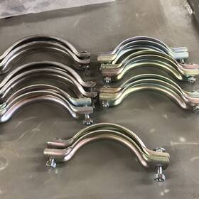 08-7100-08 Nomad Lot Of 7 Small Clamp Band For Air Operated Double Diaphragm