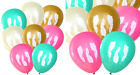 Nwbnfeabo001 Feather Balloons Pcs Tribal By Pink Ivory Gold Aqua Party Nwbnfeabo001 Feather Balloons Pcs Tribal By Pink Ivory Gold Aqua Party