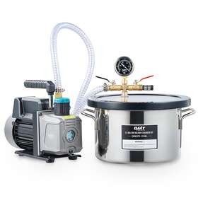 Orion Motor Tech 313109032026 Stainless Steel Vacuum Chamber And 3.5cfm Pump For Home More Orion Motor Tech 313109032026 Stainless Steel Vacuum Chamber And 3.5cfm Pump For Home More