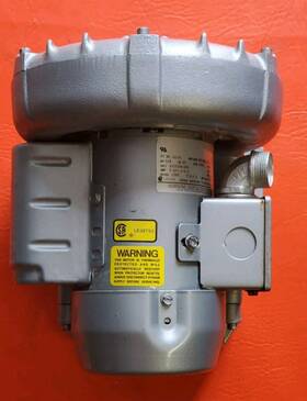 065503 Osram/sylvania Regenerative Blower Vacuum Pump 13 Cfm Hp 120vac 24 In/h O