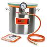 P0197 Gallon Tempered Glass Lid Stainless Steel Vacuum Chamber Perfect For