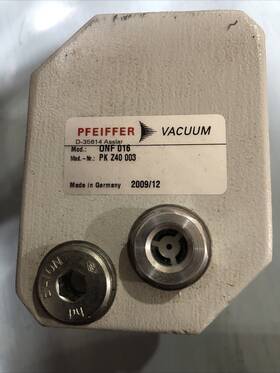 Onf016 Pfeiffer Onf 016 Oil Mist Filter. Vacuum Pump Outlet H1124