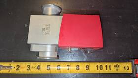 Pfd58234 Pfeiffer 1 Vacuum Dvc 040 Px / Dn40 Iso Kf 24v Actuated Angle Valve