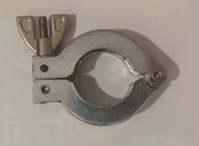 Nw-25-cp Pfeiffer Vacuum Used In Excellent Condition Iso-kf Wingnut Clamp