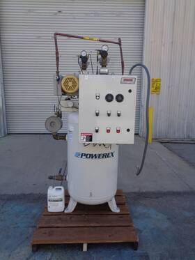 Ivd0153s0004779 Powerex 2019 Rietschle Thomas V-vce25 1.5 Hp Rotary Vane Vacuum Pumps With Tank