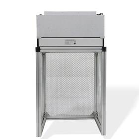 Preasion 840403790609 110v Vertical Laminar Fow Hood Clean Bench Room With Ffu Hepa For Class