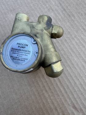101d100f11bd055 Procon 250 Pump Rotary Vane Brass 101d100f11bd055 Procon 250 Pump Rotary Vane Brass