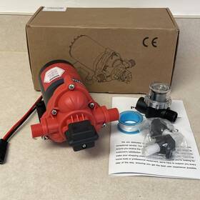 Pumpoasis 669936895830 12v Pump 2.5gpm-8amp-60psi Chemical And Corrosion Resistant Diaphragm Used