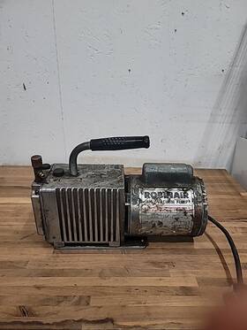 15102-b Robinair Vintage Nos Model High Vacuum Pump Motor 115v In Box