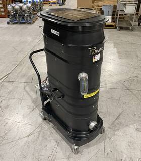 1221-ls Ruwac Ds M Continuous Duty Industrial Hepa Vacuum 3hp 180cfm Quiet Op