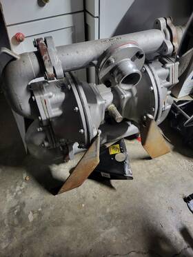 Hdf3-dn7 Sandpiper Diaphragm Pump Heavy Duty Flap Valve 3 Inch Aluminum