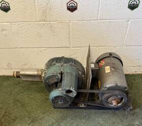 413-1hy99-z Siemens Elmo-g 2bh1 Vacuum Pump Baldor M3616t 7.5hp 3450rpm Motor