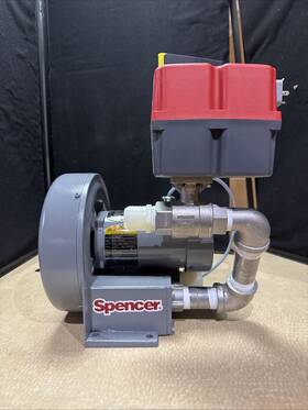 Vb-002sb-001 Spencer Vb004sb001 Vortex Blower / Vba90201 With Valworx Electric Actuator Vb-002sb-001 Spencer Vb004sb001 Vortex Blower / Vba90201 With Valworx Electric Actuator