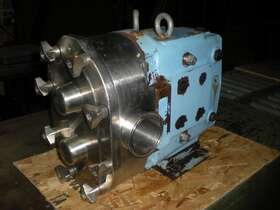 130-u1 Spx Waukesha Cherry-burrell Rotary Lobe Pump For Rebuild - No Lobes 130-u1 Spx Waukesha Cherry-burrell Rotary Lobe Pump For Rebuild - No Lobes